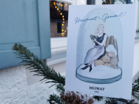 Weihnachtsgruß & Flockenfreude